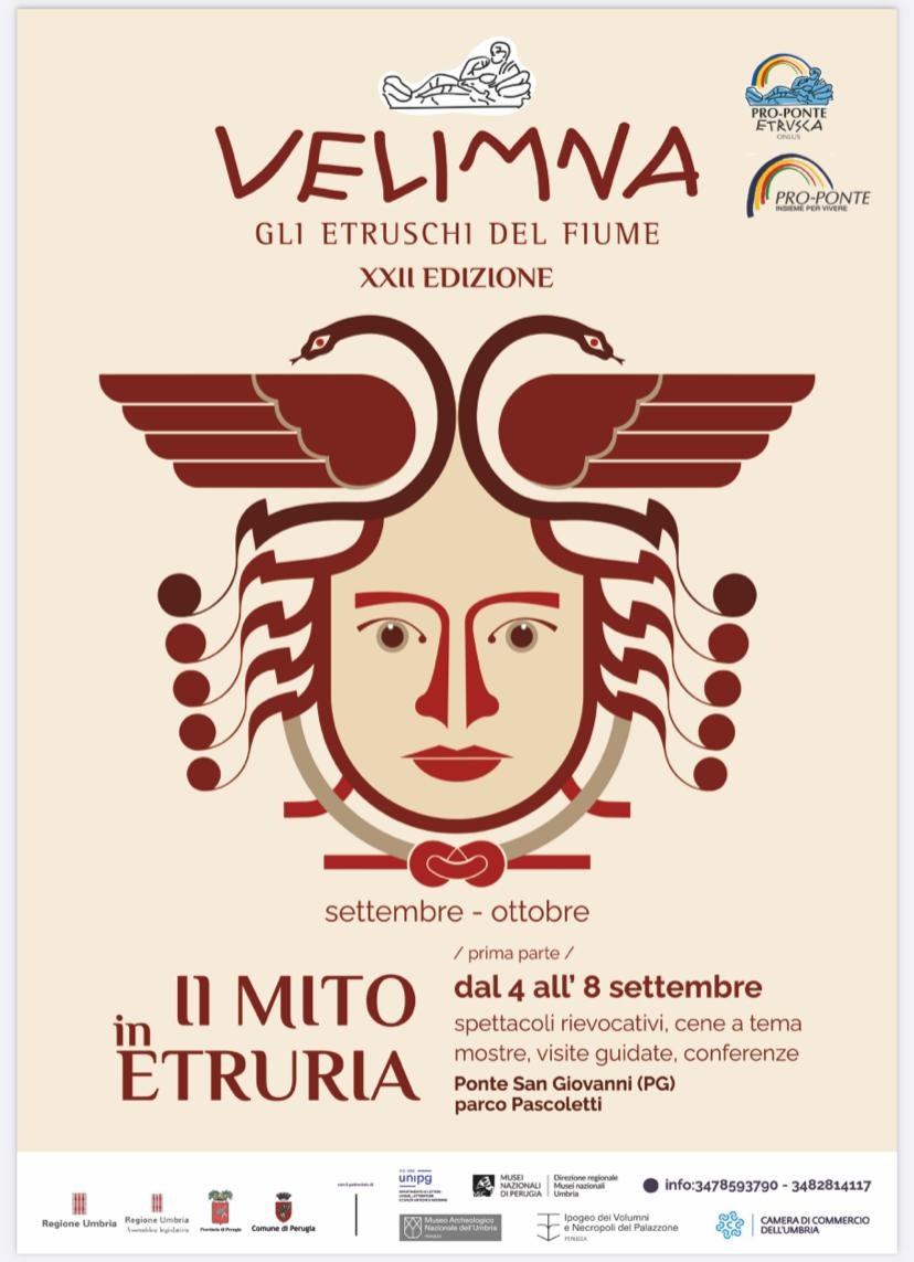 poster Velimna gli etruschi del fiume 2024 ponte san giovanni